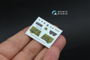 Quinta Studio QD+72212 P-40M Warhawk 3D-Printed &amp;amp; coloured Interior on decal paper (Academy) (with 3D-printed resin parts) 1/72 – zdjęcie 4