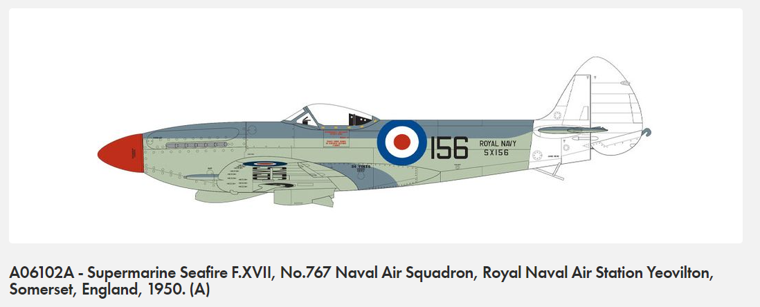 Airfix 06102A Supermarine Seafire F.XVII 1/48 – zdjęcie 8