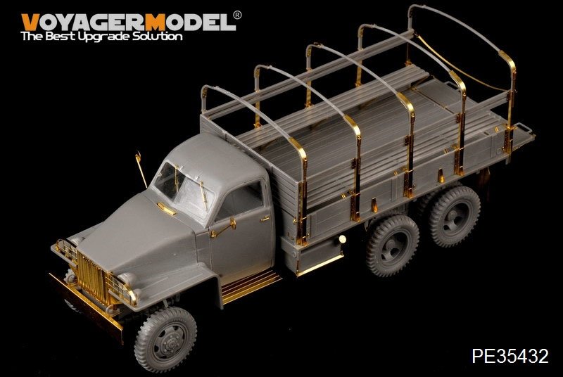 Maquette Voyager PE35432 Camion Studebaker US6 russe de la Seconde Guerre mondiale pour ITALERI 6499 / ICM 35511 1/35  – image 2