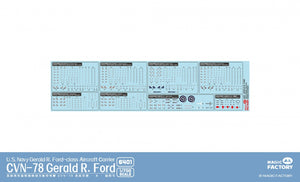 Magic Factory 6401 USS Gerald R. Ford (CVN-78) - US Navy Gerald R.Ford - class Aircraft Carrier 1/700 – zdjęcie 15
