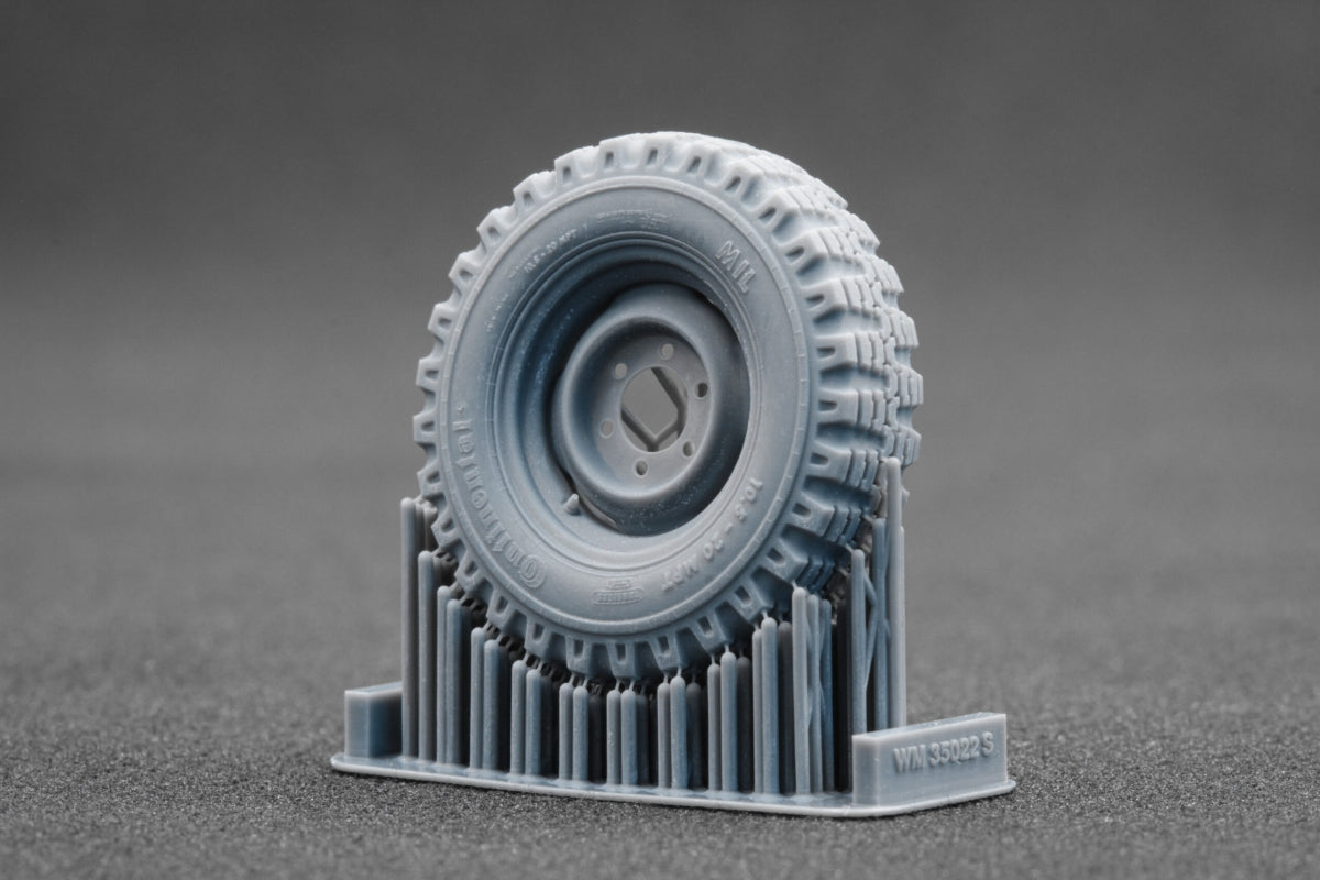 ScaleX WM 35022 Unimog 404 10.5-20 MPT Ordinary wheel set (for AK-Interactive, ICM, Revell) 1/35