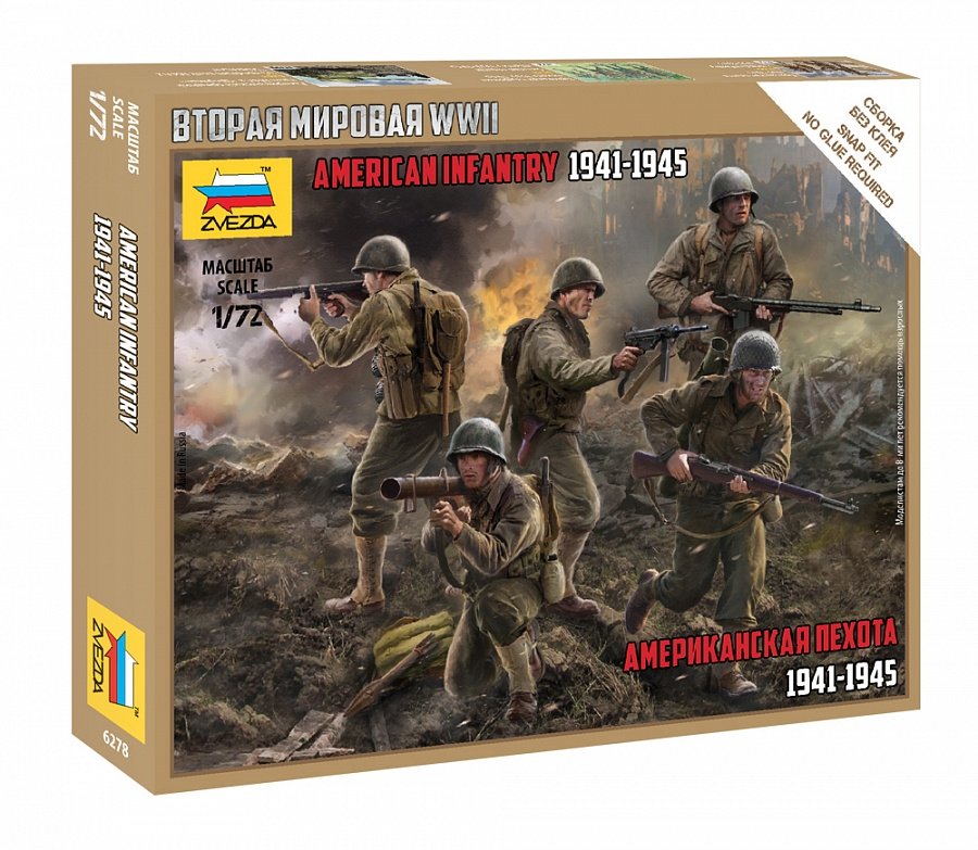 Zvezda 6278 U.S. Infantry 1/72