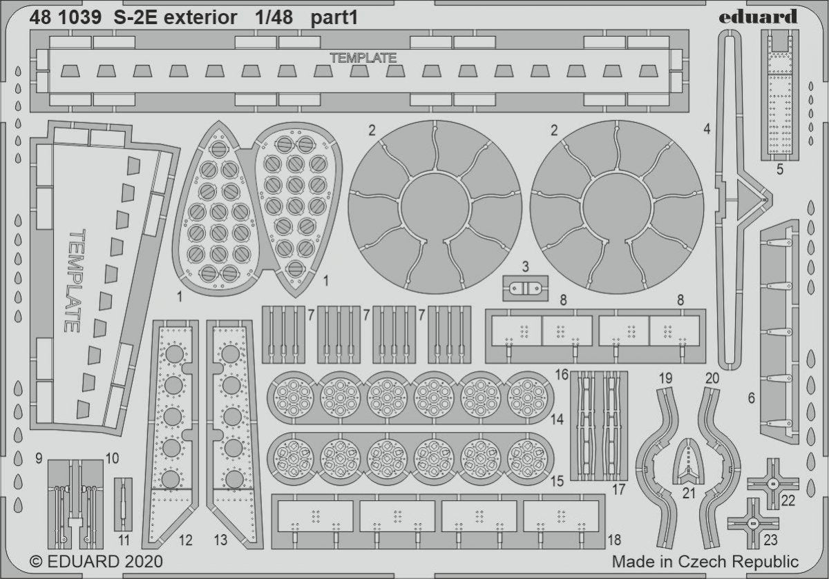 Eduard BIG49277 S-2E for KINETIC 1/48 – Bild 3