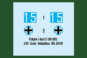 Hobby Boss 82431 PzKpfw I Ausf C (VK 601) 1/35 – image 3