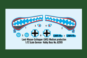Hobby Boss 82919 German Land-Wasser-Schlepper (LWS) Medium production 1/72 – zdjęcie 2