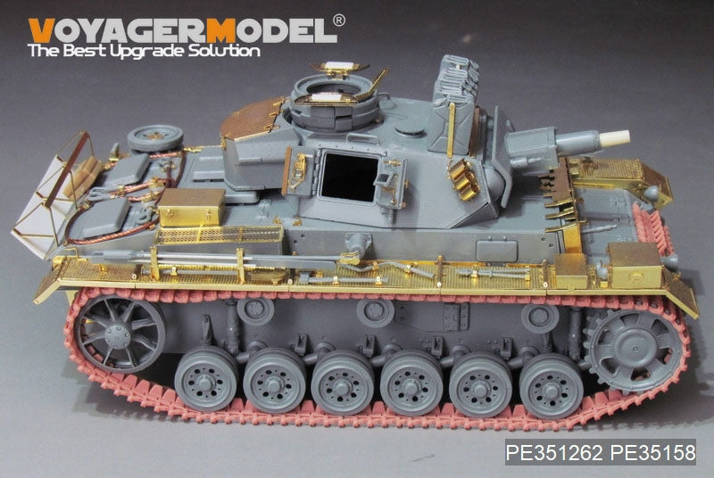 Voyager Model PE351262 WWII Pz.KPfw. III Ausf N Africa troop upgrade set basic For DRAGON 6431/6956 1/35 – zdjęcie 7
