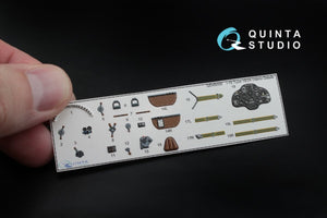 Quinta Studio QD48009 I-16 type 18/24 3D-Printed &amp;amp; coloured Interior on decal paper (for all kits) 1/48 – zdjęcie 3