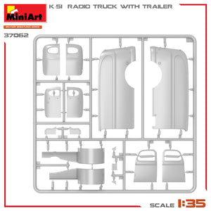 Miniart 37062 K-51 RADIO TRUCK WITH TRAILER 1/35 – image 14