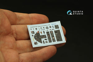 Quinta Studio QD48399 F8F-2 Bearcat 3D-Printed &amp;amp; coloured Interior on decal paper (Academy) 1/48 – zdjęcie 3