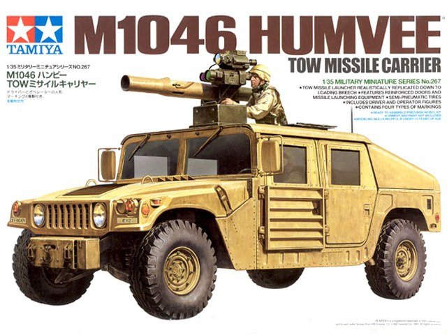 Tamiya 35267 M1046 Humvee TOW Missile Carrier 1/35