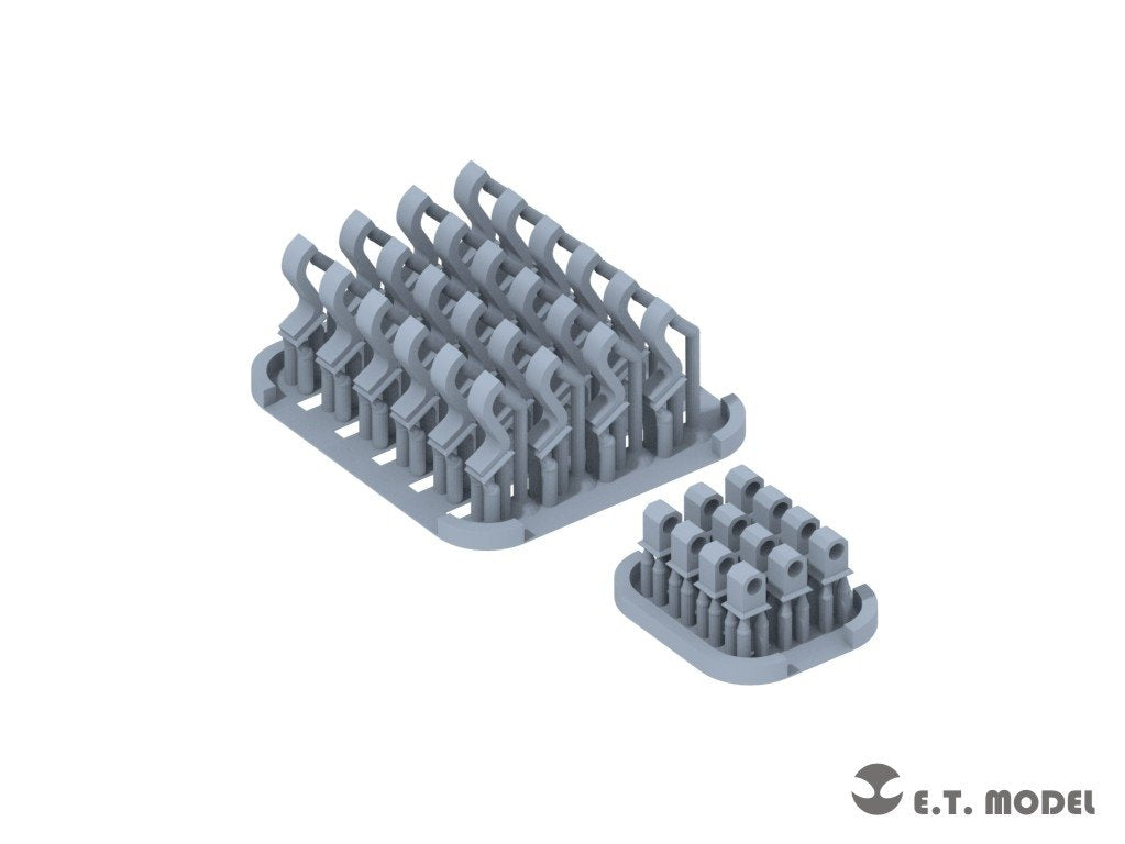 E.T. Model P35-317 Tiger II Spare Track Brackets For Late Version Track ( 3D Print ) 1/35 – zdjęcie 2