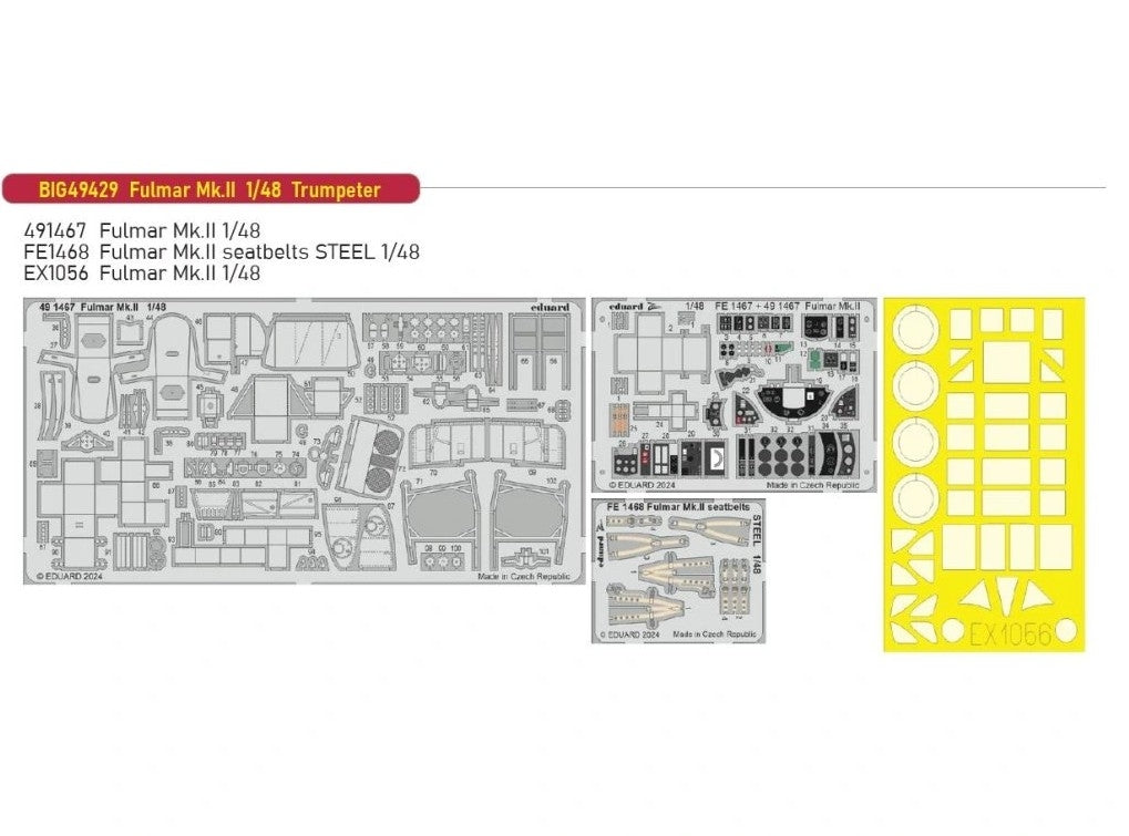 Eduard BIG49429 Fulmar Mk.II TRUMPETER 1/48 – zdjęcie 2