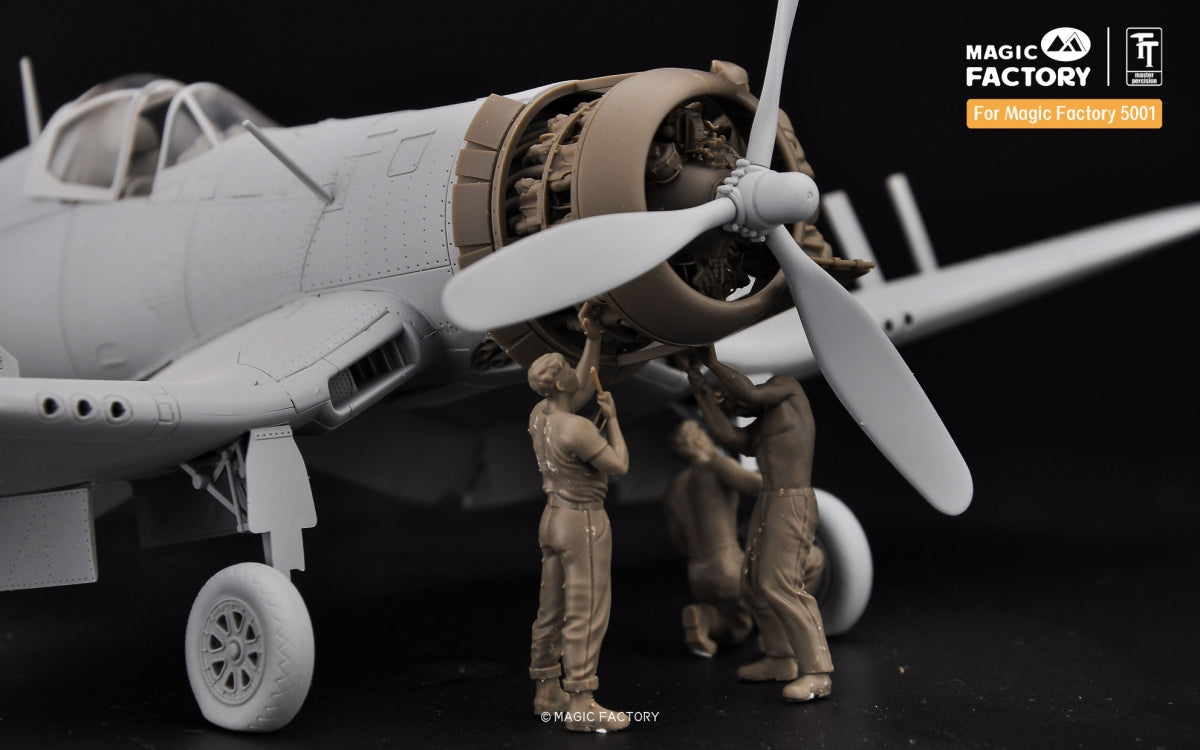 Magic Factory 7507 US WWII Ground Service Crew Set 1/48 – zdjęcie 5