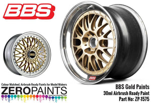 Zero Paints ZP-1575 BBS Wheel Gold Paint 30ml – zdjęcie 2