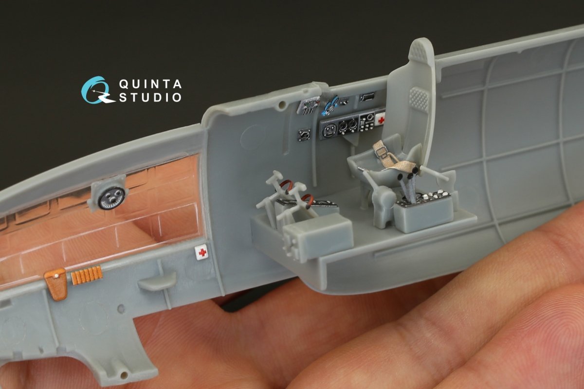 Quinta Studio QD48100 IL-4 3D-Printed &amp;amp; colored Interior on decal paper (for Xuntong kit) 1/48 – image 10