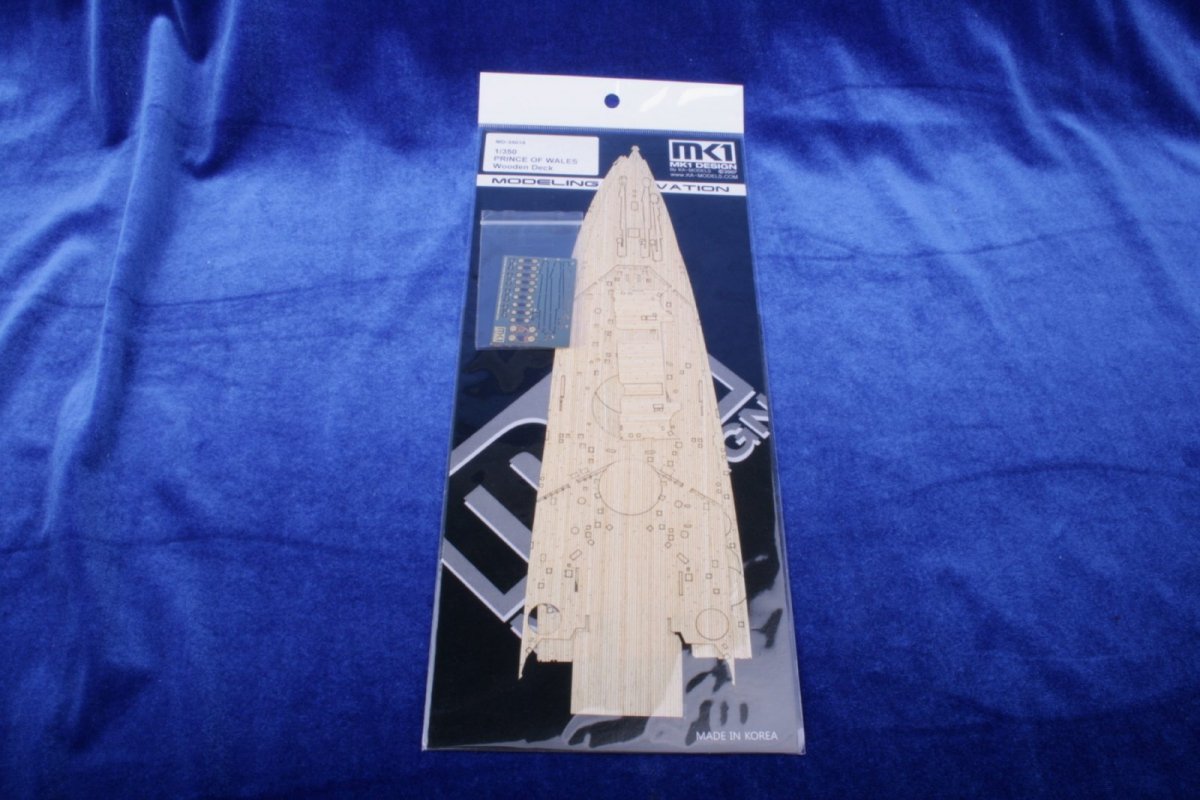 MK1 Design MD-35019 Prince of Wales Wooden Deck 1/350 – zdjęcie 2