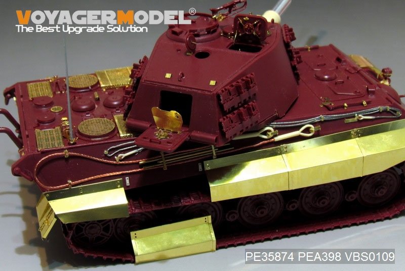 Voyager Model PEA398 WWII German King Tiger Schurzen（For MENG) 1/35 – zdjęcie 4