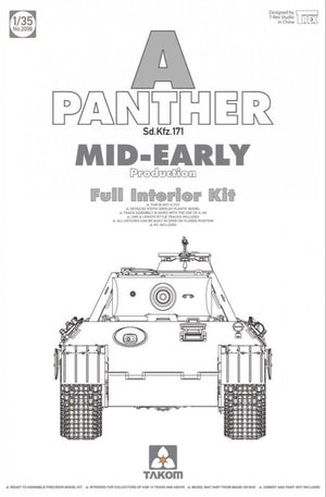 Takom 2098 Panther Ausf. A mid-early prod. (full interior) 1/35