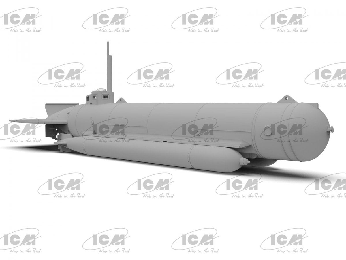 ICM S019 U-Boat Type ‘Molch’ WWII German Midget Submarine 1/72 – zdjęcie 4