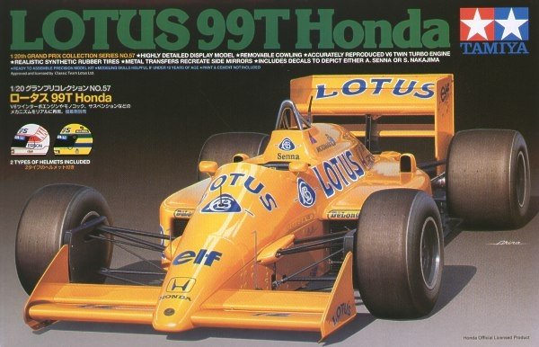 Tamiya 20057 Lotus 99T Honda 1/20