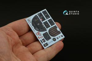 Quinta Studio QD24021 Spitfire Mk.VIII 3D-Printed &amp;amp; coloured Interior on decal paper (Airfix) 1/24 – zdjęcie 4