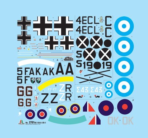 Italeri 2701 Hs 126A-1/B-1 1/48 – zdjęcie 4