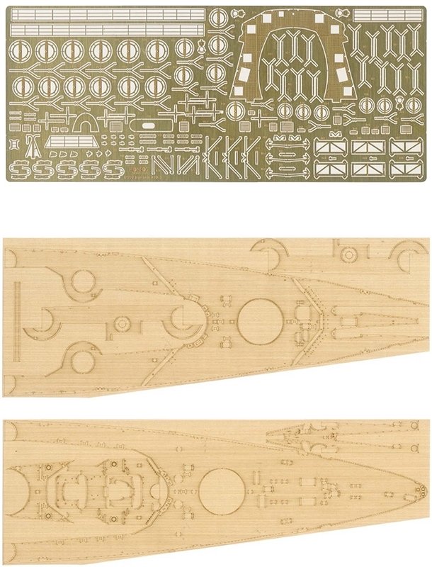 I Love Kit 66602 Bismarck Detail set for TRUMPETER 03702 1/200 – image 3