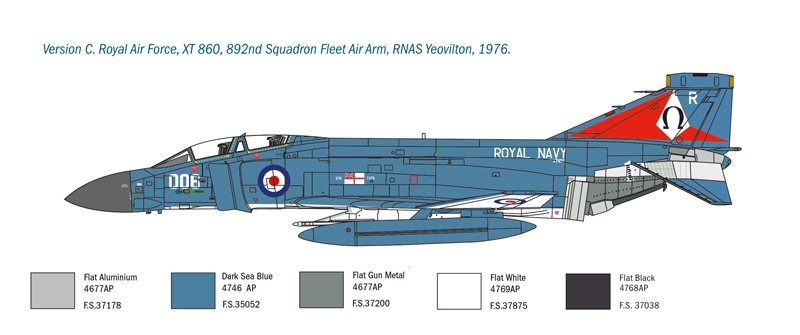 Italeri 1434 F-4 Phantom FG.1 1/72 – zdjęcie 3