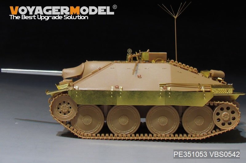 Voyager Model PE351053B WWII German Sd.Kfz.138/2 Hetzer Tank Destroyer Late Version (B ver include Gun Barrel) For ACADMY 13230/13277 1/35 – zdjęcie 7