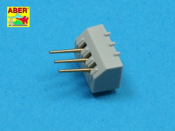 Aber 350L-33 Set of 16 pcs 102 mm type BL Mk.IX barrels for Royal Navy 1/350 – zdjęcie 4