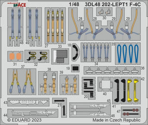 Eduard 3DL48202 F-4C SPACE HOBBY 2000, ACADEMY 1/48 – zdjęcie 4