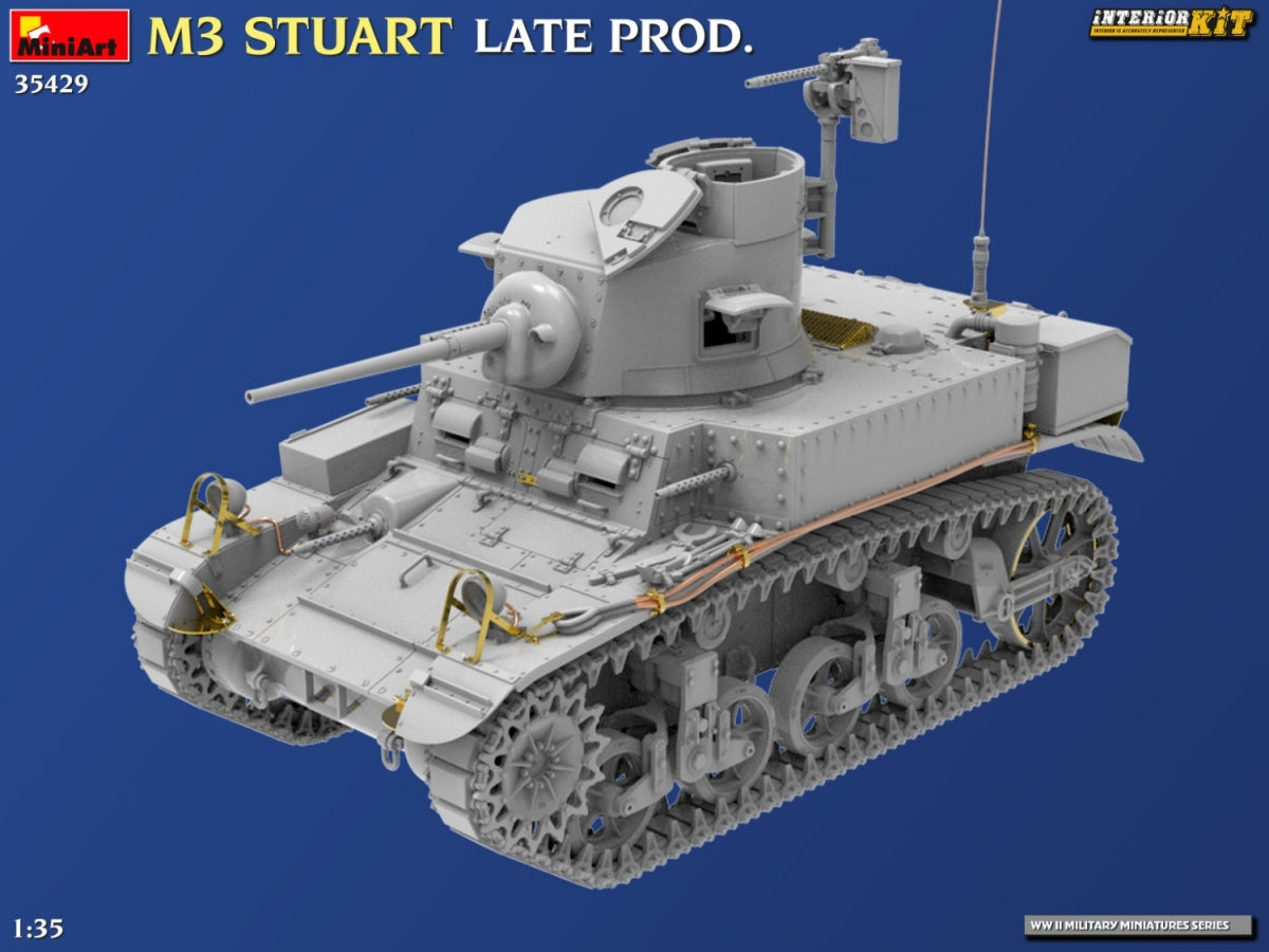 MiniArt 35429 M3 STUART LATE PROD. INTERIOR KIT 1/35 – Bild 8