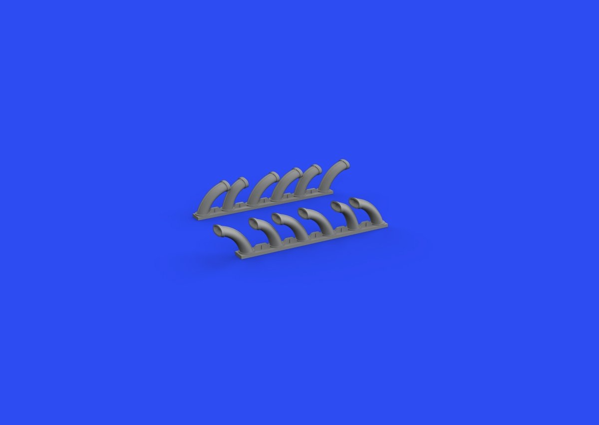 Eduard 648688 Fw 190D exhaust stacks EDUARD 1/48 – zdjęcie 7