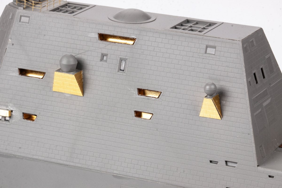 Eduard 53288 USS DDG-1000 Zumwalt SNOWMAN MODELS, TAKOM 1/350 – zdjęcie 4
