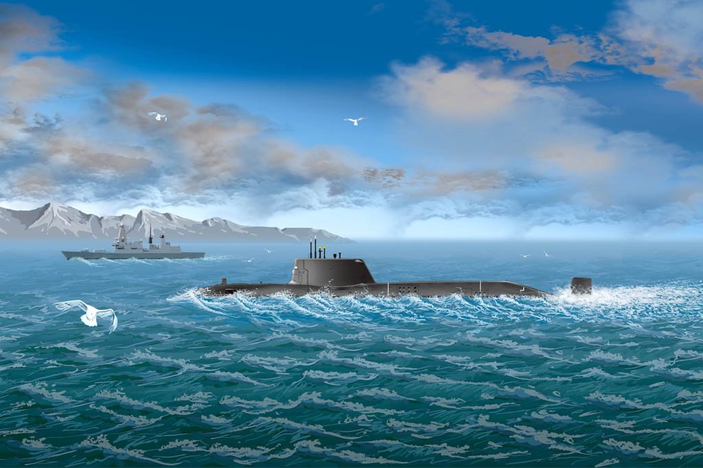 Hobby Boss 87022 HMS Astute (SSN) 1/700
