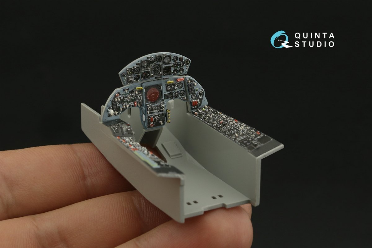 Quinta Studio QDS-32141 F-104G 3D-Printed &amp;amp; coloured Interior on decal paper (Italeri) (small version) 1/32 – zdjęcie 11