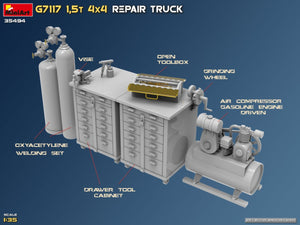 MiniArt 35494 G7117 1,5T 4x4 Repair Truck 1/35 – zdjęcie 45