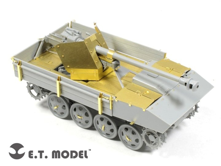 E.T. Model E35-070 WWII German 7.5cm Pak 40/4 auf RSO (For DRAGON 6640) 1/35 – imagen 2