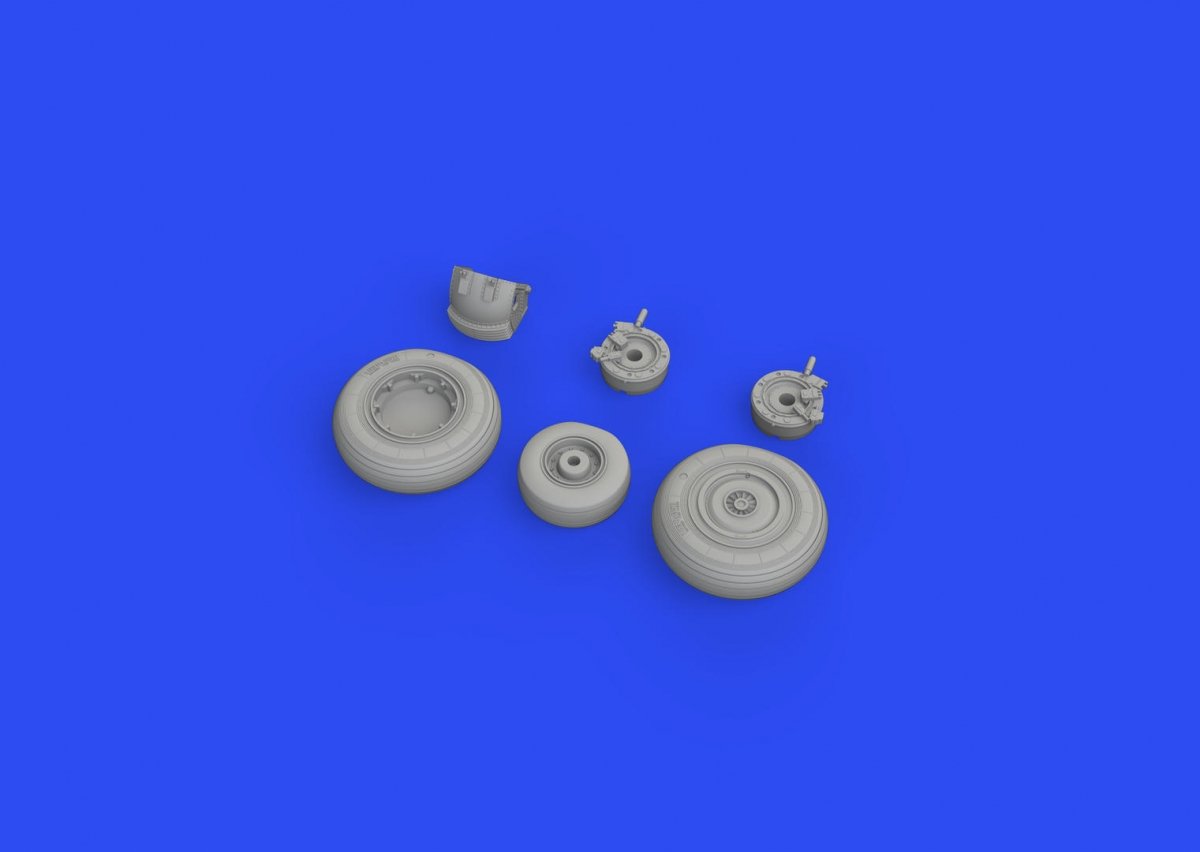 Eduard 648653 Su-27 wheels GREAT WALL HOBBY 1/48 – zdjęcie 3