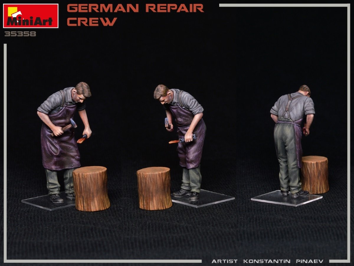 MiniArt 35358 GERMAN REPAIR CREW 1/35 – zdjęcie 3