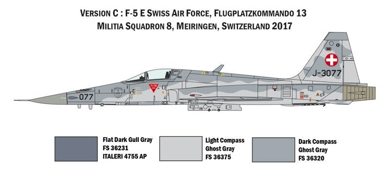 Italeri 1420 F-5E Swiss Air Force 1/72 – image 4