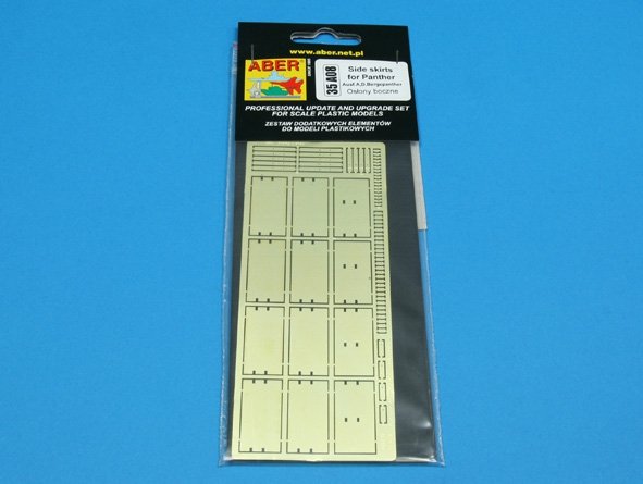 Aber 35A008 Side skirts for Panther Ausf.A, D, Bergepanther (1/35) – image 3