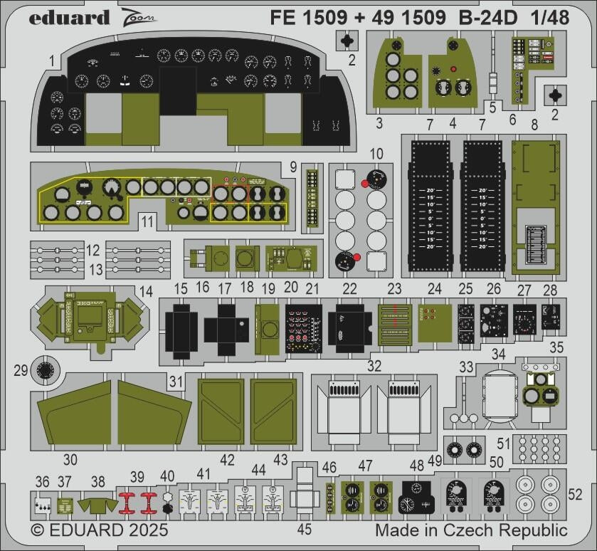 Eduard FE1509 B-24D HOBBY BOSS 1/48 