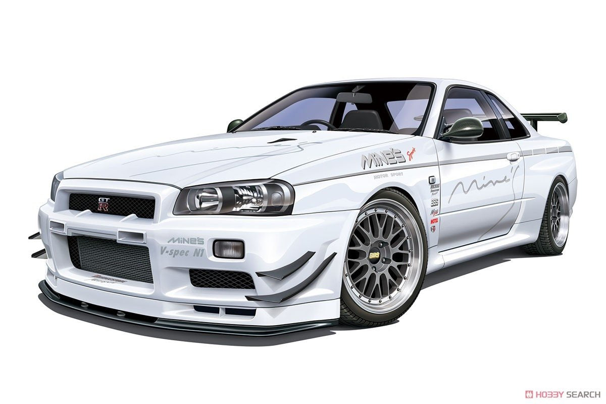 Aoshima 05986 Nissan Skyline GT-R R34 BNR3 1/24 – Bild 4