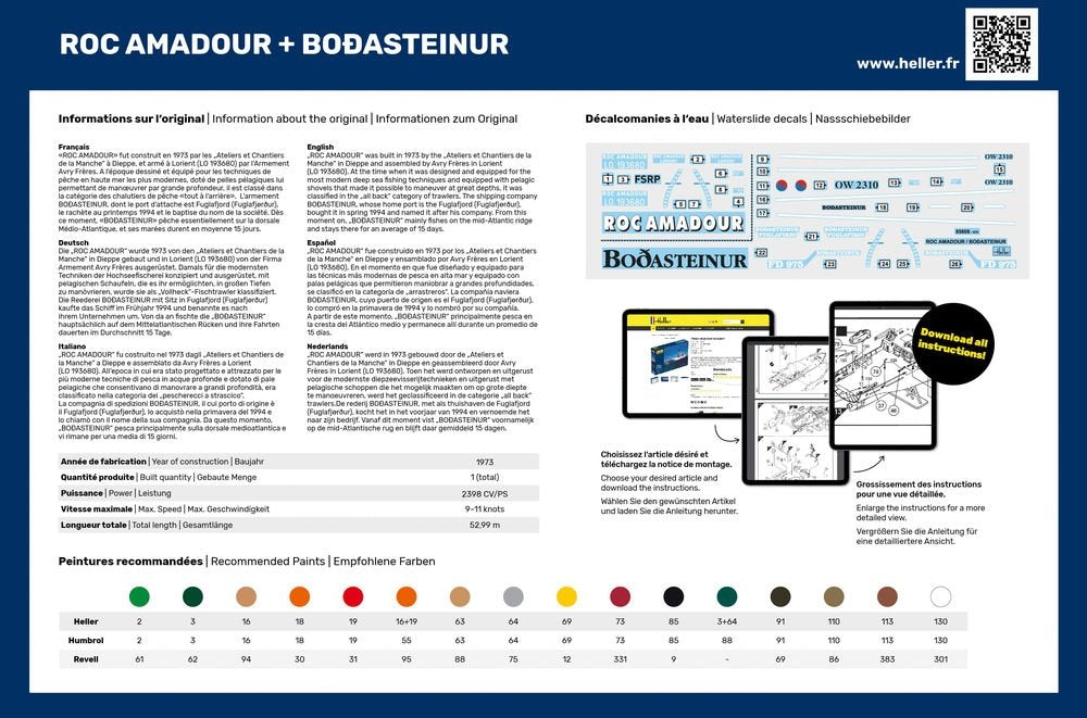 Heller 55608 Starter Kit - Roc Amadour + Bodasteinur Twinset 1/200 – zdjęcie 4