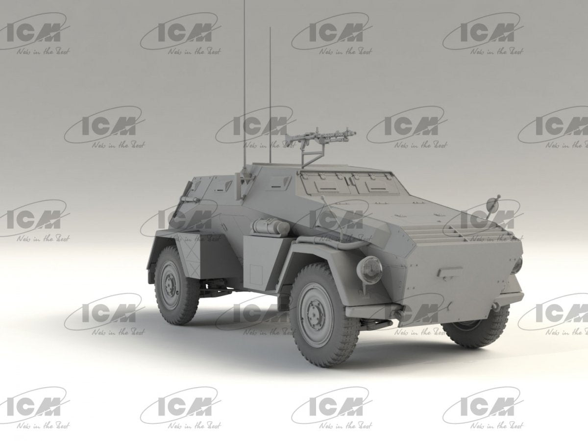 ICM 35112 Sd.Kfz. 247 Ausf.B with MG 34 machine gun 1/35 – zdjęcie 4