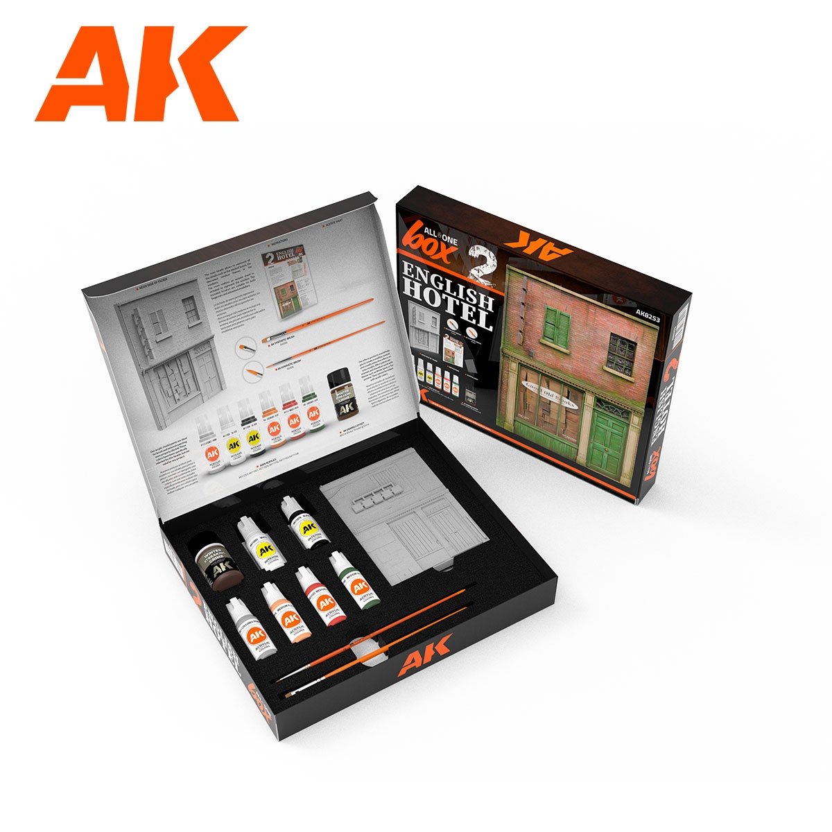 AK Interactive AK8253 ALL IN ONE SET -BOX 2 – ENGLISH HOTEL – image 2