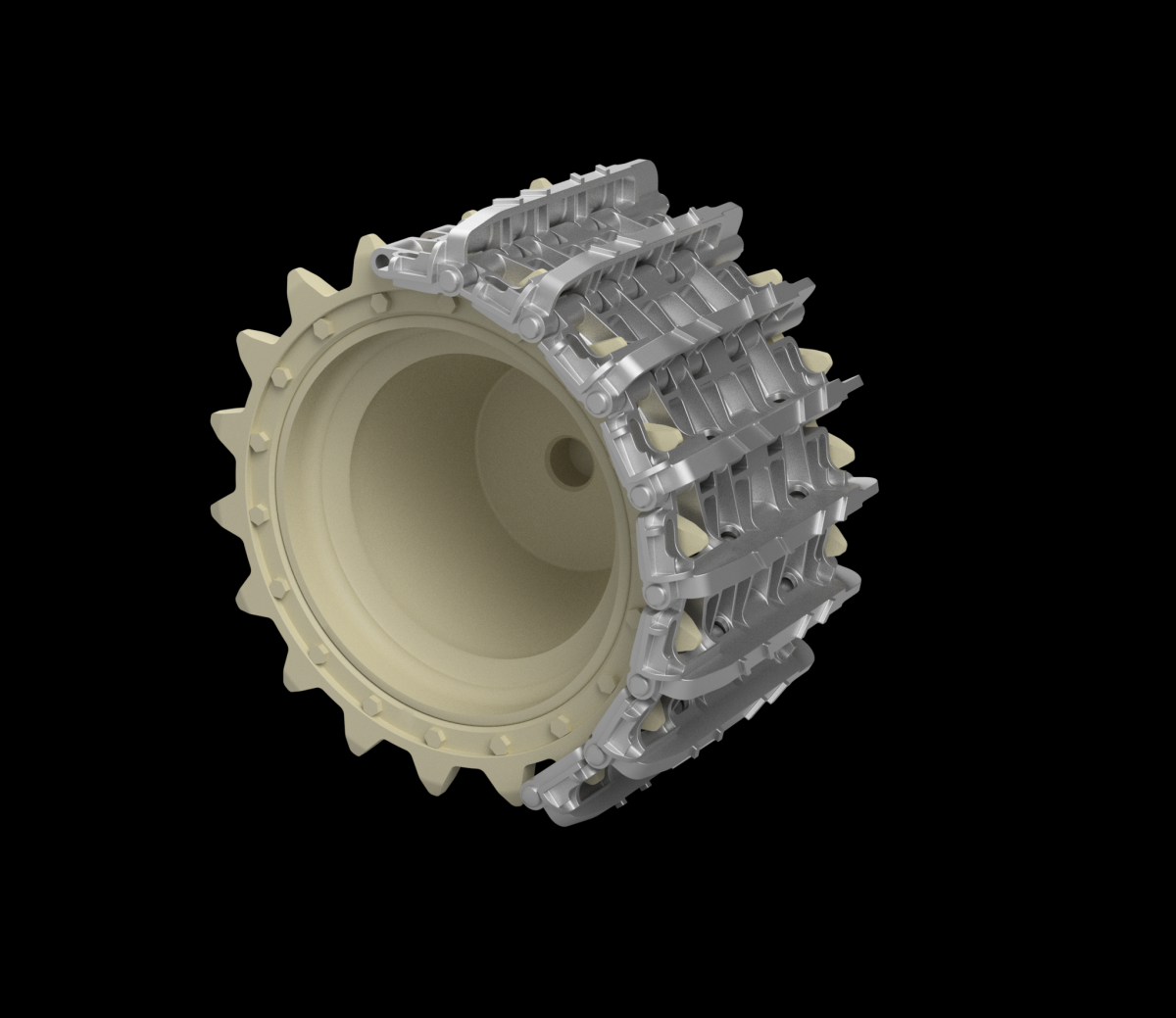 Panzer Art TR35-056 Entwicklungfahrzeug E-50/75 tracks + correct drive wheels 1/35 – zdjęcie 2