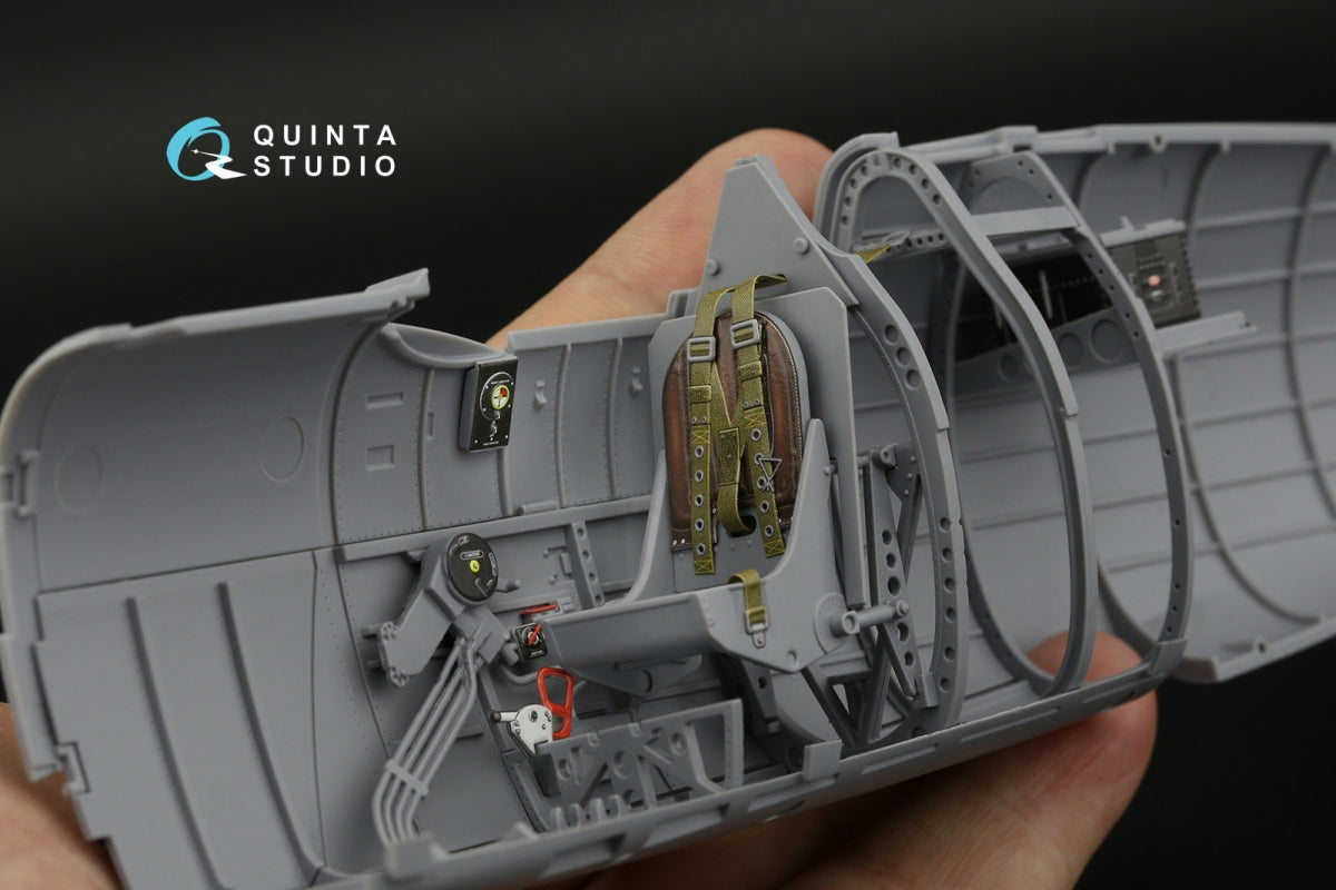 Quinta Studio QD24009 Spitfire Mk.IXc 3D-Printed &amp;amp; coloured Interior on decal paper (Airfix) 1/24 – zdjęcie 8