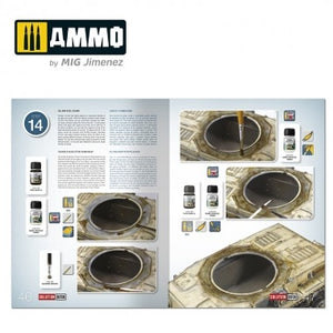 AMMO of Mig Jimenez 6602 SOLUTION BOOK 19 - How to Paint WWII German D.A.K .Vehicles (English, Castellano, Francais, Deutsch) – zdjęcie 6